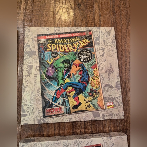 Marvel Comics Spider-Man Wall Decor by Artissimo 4 canvas set - Picture 3 of 6